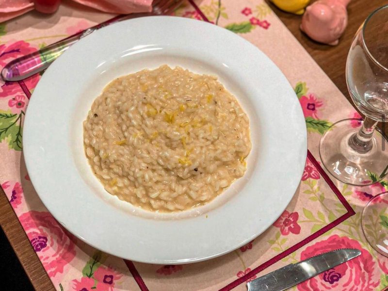 Risoto de Limão Siciliano